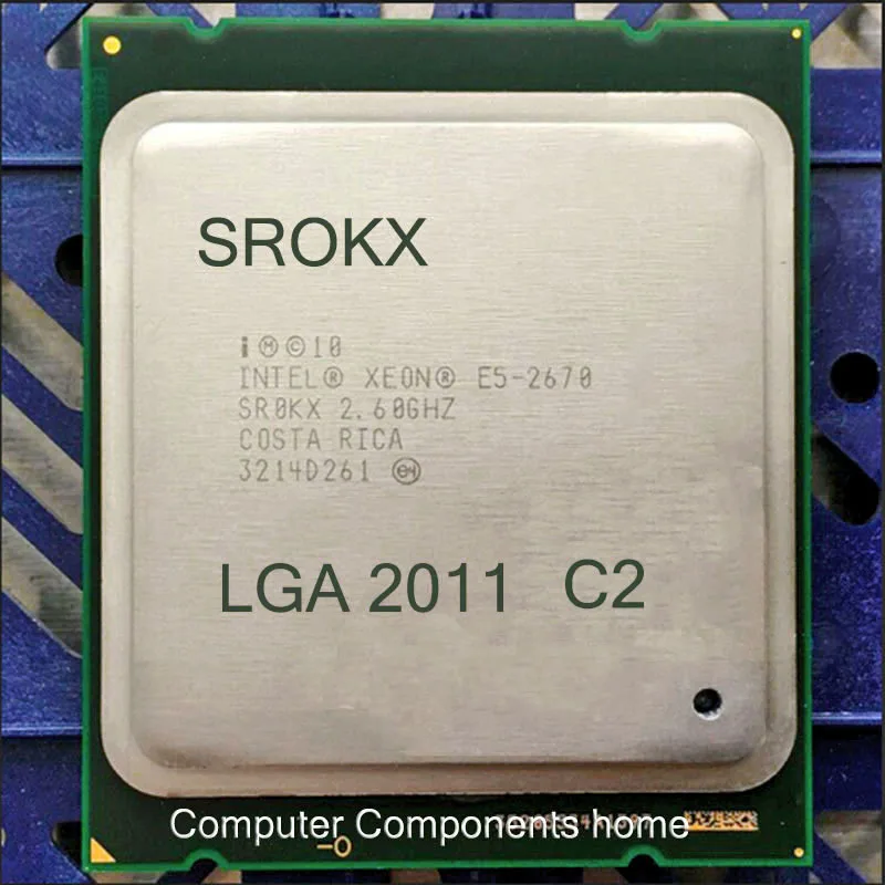 XEON 2670 E5 C2 CPU (20M кэш 2 60 ГГц I) LGA 2011 SROKX подходит x79|cpu xeon|e5 2670xeon e5 |