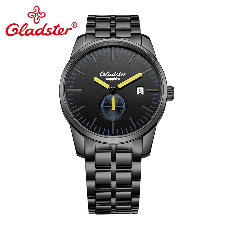 

Gladster Japan MIYOTA GP11 Stainless Steel Men Watch Sapphire Crystal Uomo Quartz Wristwatch Luminous Watchhands Male Clock