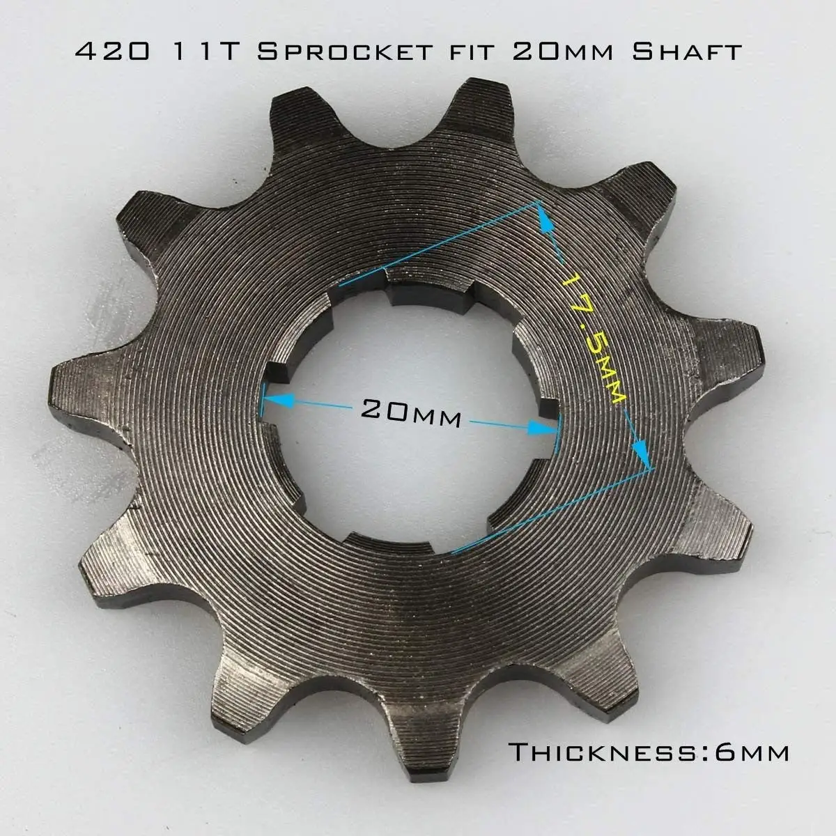 Xzilla Sprocket Front 420-11T 20mm Motorcycle ATV Dirtbike Motorcycle Parts Free Shipping
