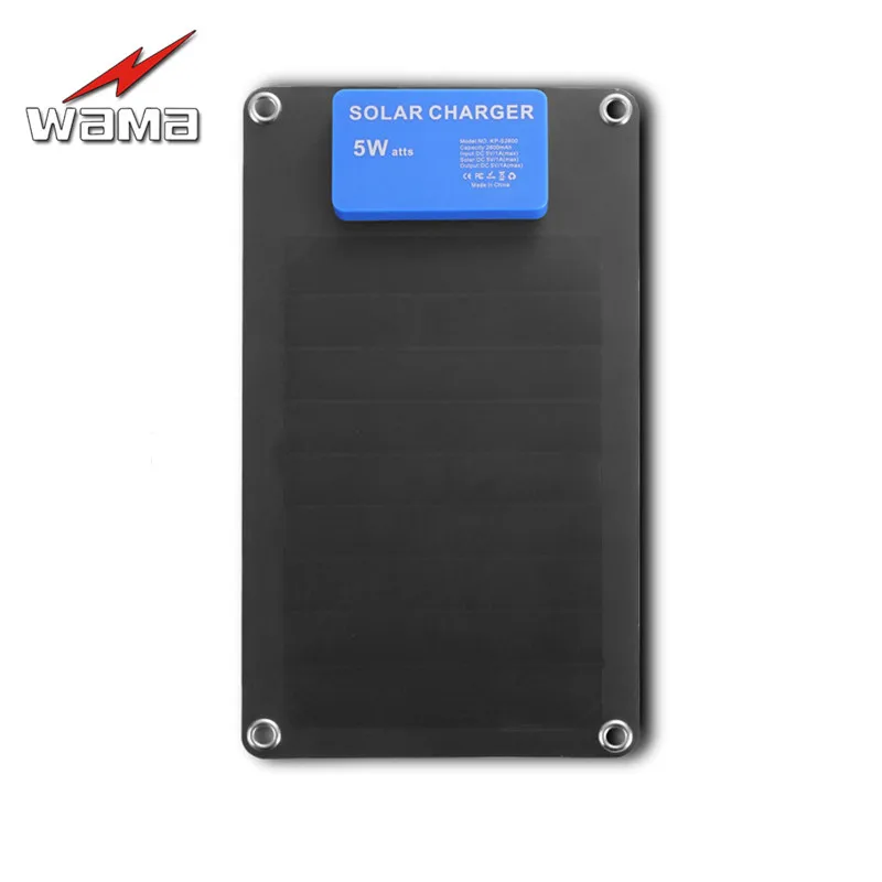 1x Wama Solar Charger 5W Solar Panels Power Bank 2600mAh Batteries USB Outdoors Adopt SUNPOWER Panel
1x Wama Solar Charger 5W Solar Panels Power Bank 2600mAh Batteries USB Outdoors Adopt SUNPOWER Panel