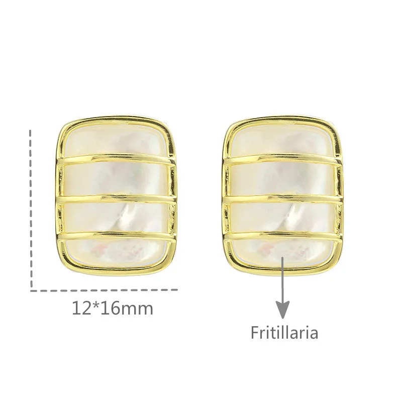 Flyleaf 925 Sterling Silver Natural Shell Geometry Stud Earrings For Women Gold Earings Fashion Jewelry High Quality Party
Flyleaf 925 Sterling Silver Natural Shell Geometry Stud Earrings For Women Gold Earings Fashion Jewelry High Quality Party