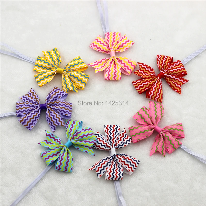 24Pcs.Wave pattern Grosgrain Hand-made Bows for baby girls Ribbon Bowknot with elastci headbands Children hair accessories
24Pcs.Wave pattern Grosgrain Hand-made Bows for baby girls Ribbon Bowknot with elastci headbands Children hair accessories