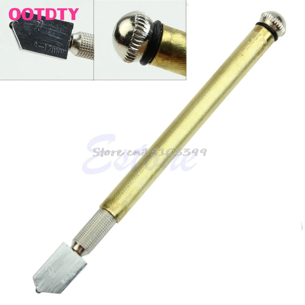 Diamond Tipped Glass Cutter Metal Handle Steel Blade Oil Feed Cutting Tools Drop Ship
Diamond Tipped Glass Cutter Metal Handle Steel Blade Oil Feed Cutting Tools Drop Ship