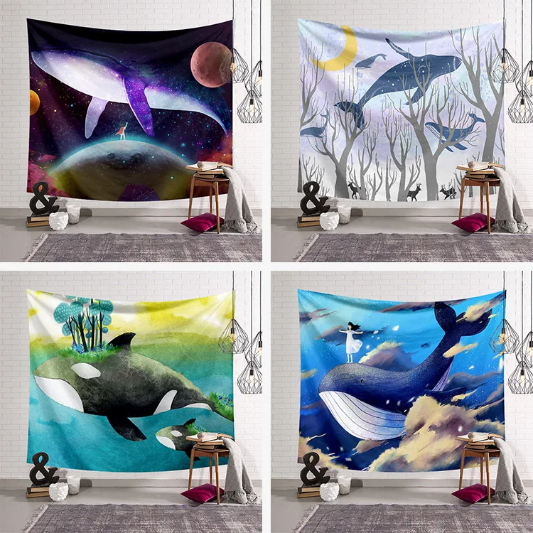 1 Ps Elegant Magic Whale Printed Nordic Ins Style Witchcraft Decorative Hippie Mandala Macrame Bohemian Wall Hanging Tapestry
1 Ps Elegant Magic Whale Printed Nordic Ins Style Witchcraft Decorative Hippie Mandala Macrame Bohemian Wall Hanging Tapestry