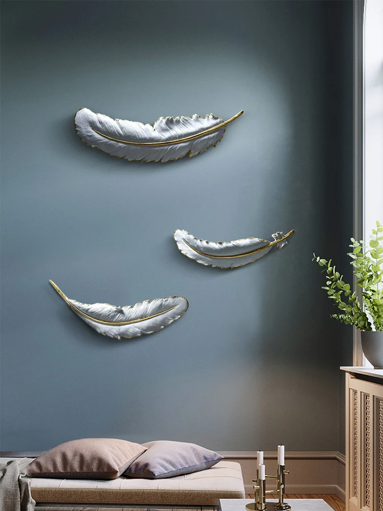 European Resin Feather Wall Hanging Crafts Decoration Home Livingroom Sofa Background Wall Mural Ornaments Hotel Porch Pendant
European Resin Feather Wall Hanging Crafts Decoration Home Livingroom Sofa Background Wall Mural Ornaments Hotel Porch Pendant