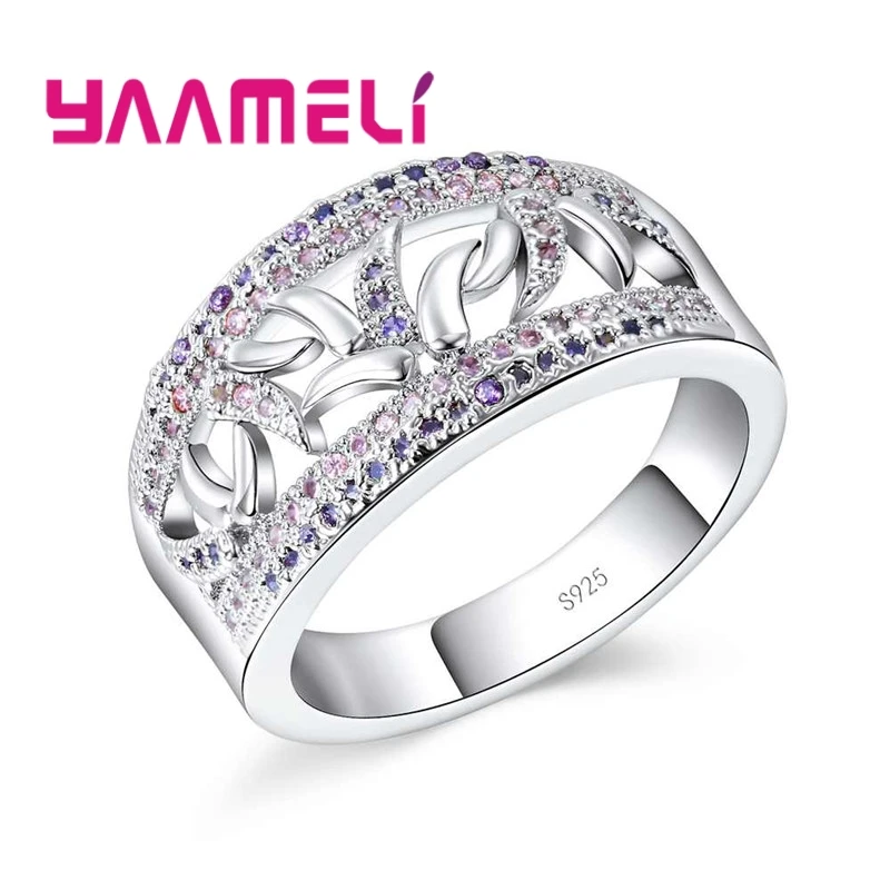 Горячая Распродажа обручальное кольцо для помолвки блестящее серебро 925 пробы