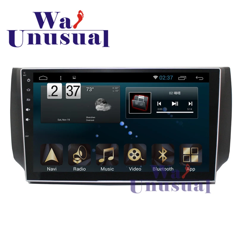 

WANUSUAL 10.1" Quad Core 32G 2G RAM Android 6.0 GPS Navigation For Nissan Sylphy 2012 2013 2014 2015 2016 With BT WIFI 3G Maps