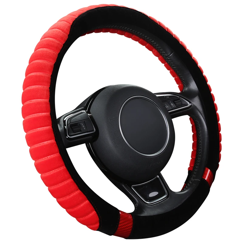 Universal Carr plush Steering-Wheel Covers Anti-slip Skidproof Durable 37-38CM/15" Dynamic Fibre Handmade Steering Wheel Cover
Universal Carr plush Steering-Wheel Covers Anti-slip Skidproof Durable 37-38CM/15" Dynamic Fibre Handmade Steering Wheel Cover