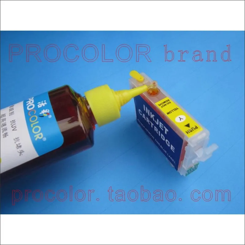 PROCOLOR New Refillable Ink cartridges Asia version, T1901-2-3-4/T1911 with Auto Reset chips for epson ME-301/ ME-303/ME-401...
PROCOLOR New Refillable Ink cartridges Asia version, T1901-2-3-4/T1911 with Auto Reset chips for epson ME-301/ ME-303/ME-401...