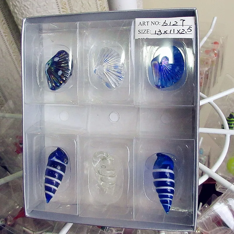 6pcs Murano handmade glass sculpture decorations ornaments sea style conch Figurine aquarium decoration fish tank accessories
6pcs Murano handmade glass sculpture decorations ornaments sea style conch Figurine aquarium decoration fish tank accessories