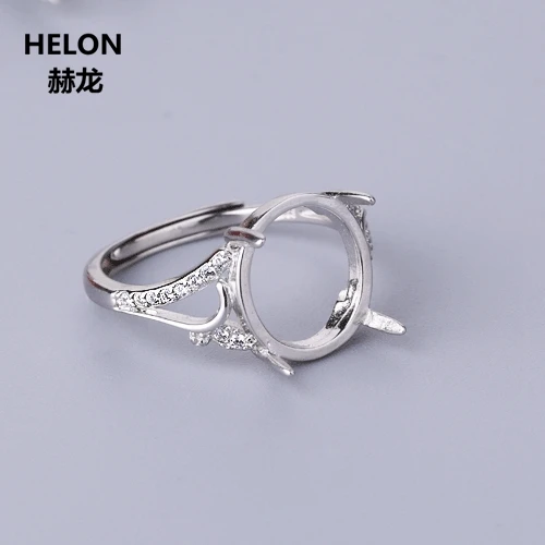 925 Sterling Silver Women Engagement Wedding Ring 7x8 8x9mm 9x10mm 10x11mm 11x12mm 8x11mm Oval Cabochon Semi Mount Ring Setting
925 Sterling Silver Women Engagement Wedding Ring 7x8 8x9mm 9x10mm 10x11mm 11x12mm 8x11mm Oval Cabochon Semi Mount Ring Setting