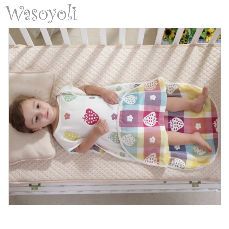 Детский спальный мешок Wasoyoli, 6 слоев, муслиновый хлопок, для детей 0-24 месяцев, без рукавов, для малышей, для маленьких девочек и мальчиков, оде...
Детский спальный мешок Wasoyoli, 6 слоев, муслиновый хлопок, для детей 0-24 месяцев, без рукавов, для малышей, для маленьких девочек и мальчиков, оде...
