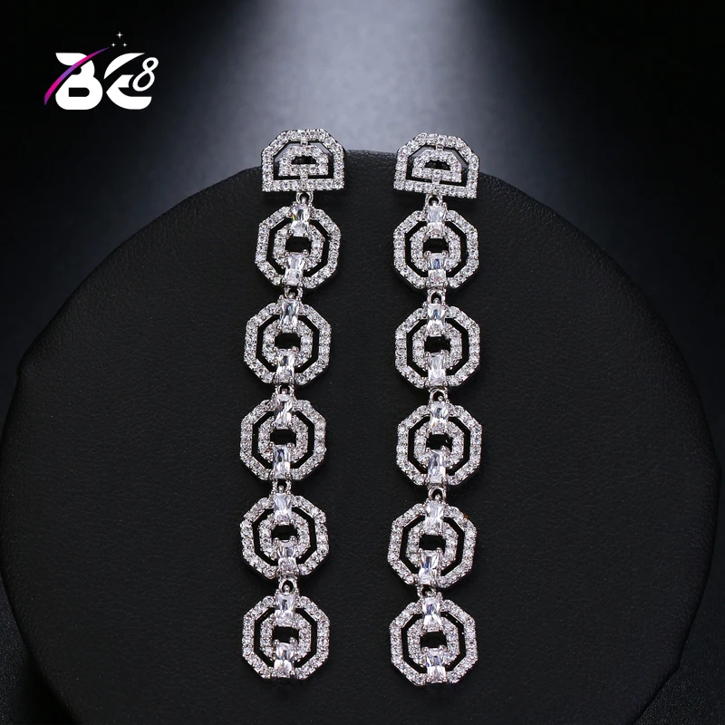 Be 8 Classic Crystal Dangle Octagon Shaped Earrings Long Statement Earring for Women Birthday Gift E531
Be 8 Classic Crystal Dangle Octagon Shaped Earrings Long Statement Earring for Women Birthday Gift E531