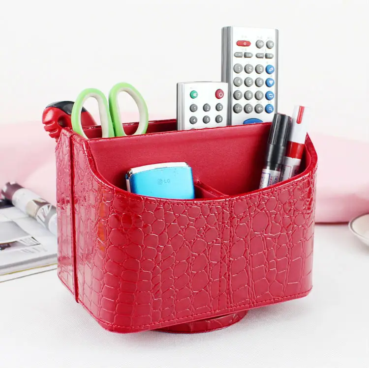 5-slot home rotating desktop leather storage box case organizer for remote controller cosmetics makeup sundries 257G
5-slot home rotating desktop leather storage box case organizer for remote controller cosmetics makeup sundries 257G