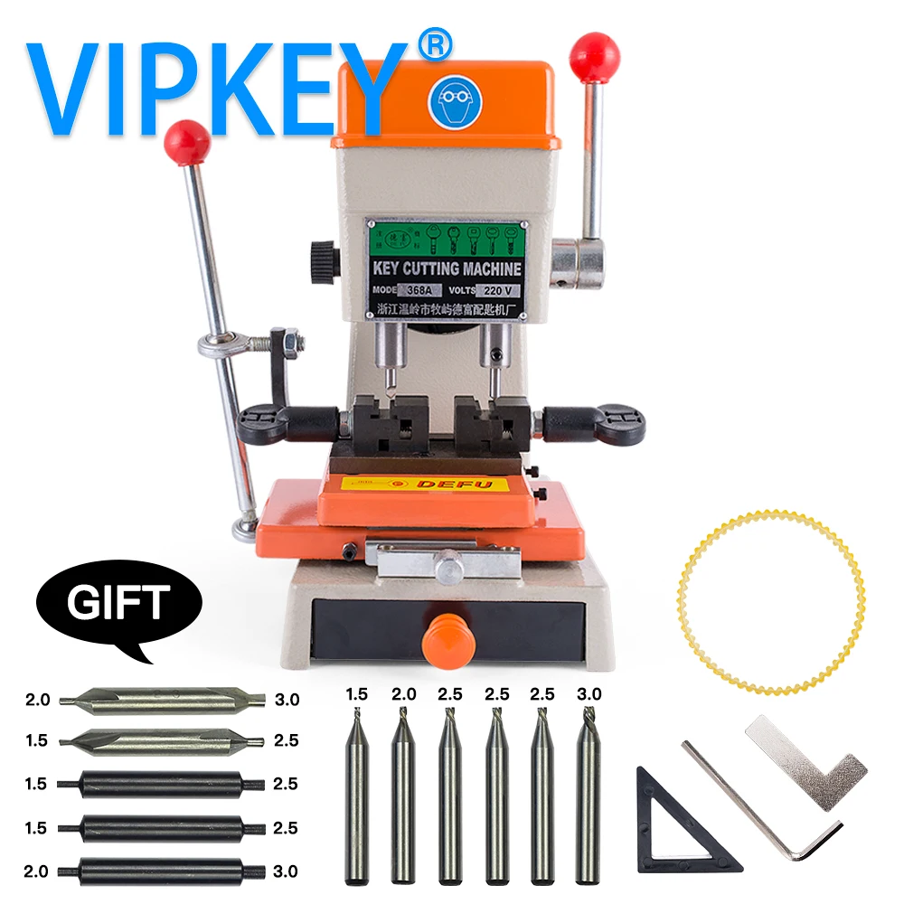 Defu 368A Vertical Key Cutting Machine 180w for 110V and 220V Key Duplicating Cutter Machine locksmith tools
Defu 368A Vertical Key Cutting Machine 180w for 110V and 220V Key Duplicating Cutter Machine locksmith tools