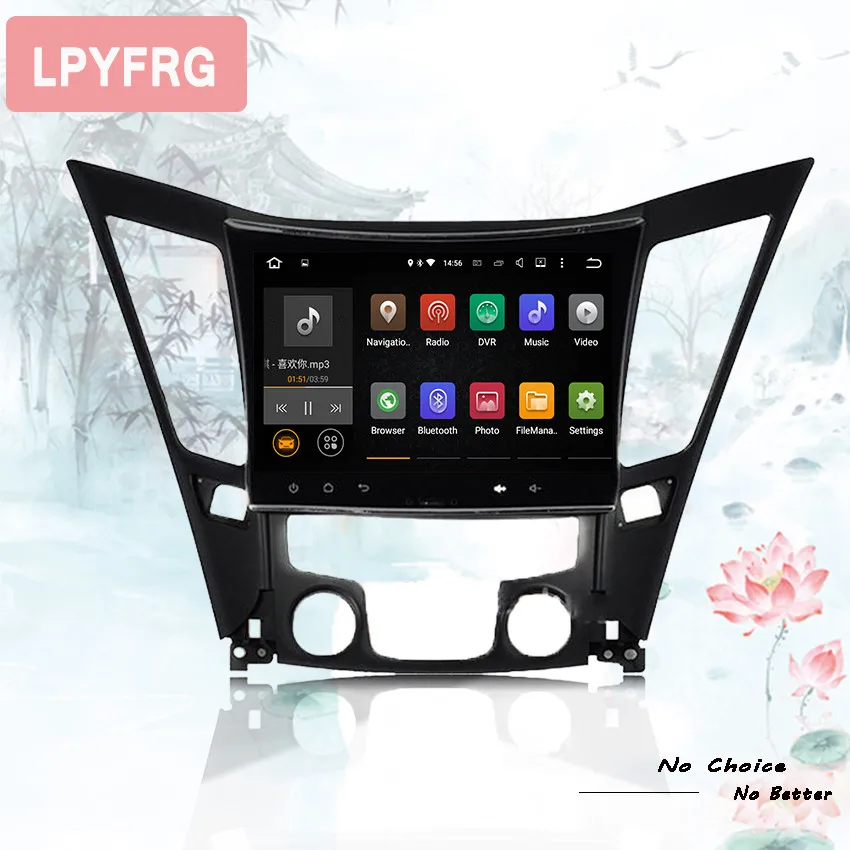 Автомагнитола 9 " 2 din для Hyundai Sonata 8th Octa core android 10 0 dvd gps навигация с 4 Гб ОЗУ 64 iNand Tape