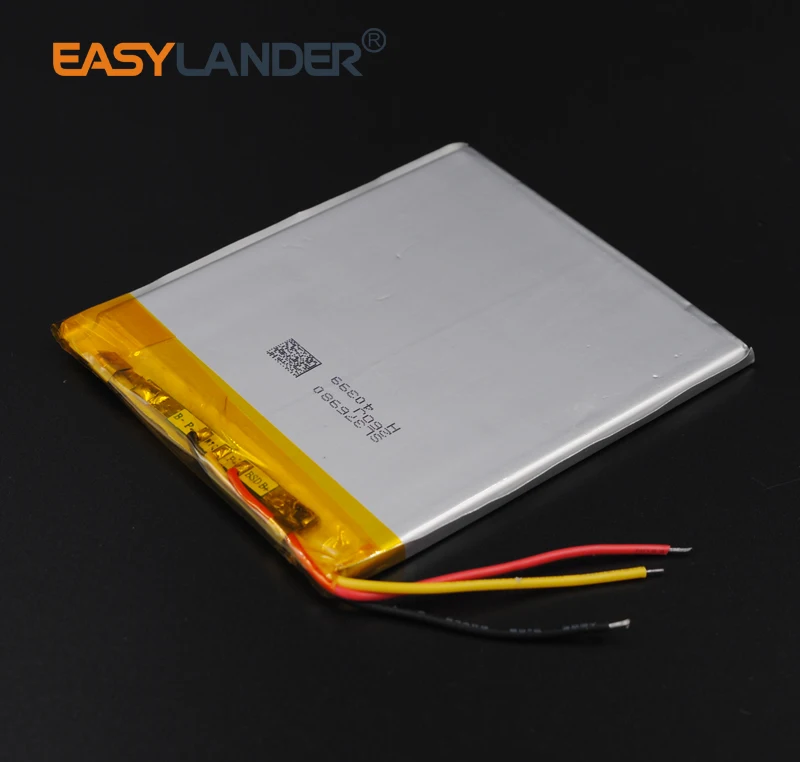 376980 3wires 3.7V 2100mAh Polymer Li-ion Battery For Bluetooth Notebook Tablet PC PDA E-Book Power Bank Portable DVD GPS
376980 3wires 3.7V 2100mAh Polymer Li-ion Battery For Bluetooth Notebook Tablet PC PDA E-Book Power Bank Portable DVD GPS