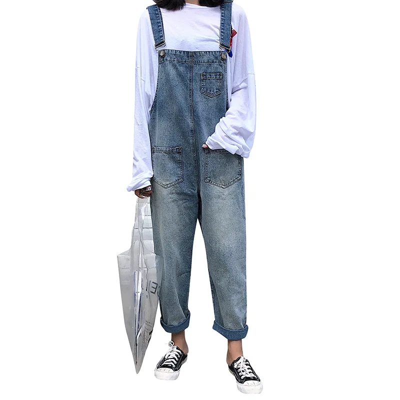 Apperloth Womens Jeans Korean Style Blue Denim Pants Plus Size Ladies Jeans Overalls Jumpsuits Streetwear Casual Long Trousers
Apperloth Womens Jeans Korean Style Blue Denim Pants Plus Size Ladies Jeans Overalls Jumpsuits Streetwear Casual Long Trousers