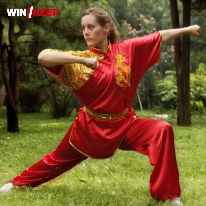 Новый шикарный костюм Wu Shu, сочетающийся с цветными блестками дракон в китайском стиле, высокое качество, Тай Цзи джиу джитсу, женская одежда...
Новый шикарный костюм Wu Shu, сочетающийся с цветными блестками дракон в китайском стиле, высокое качество, Тай Цзи джиу джитсу, женская одежда...