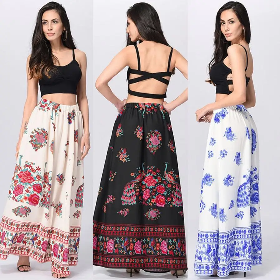 Dropshipping 2019 New Women Boho Maxi Skirt Beach Skirts Floral Holiday Fashion Summer High Waist Long Skirt Freeshipping 50*
Dropshipping 2019 New Women Boho Maxi Skirt Beach Skirts Floral Holiday Fashion Summer High Waist Long Skirt Freeshipping 50*