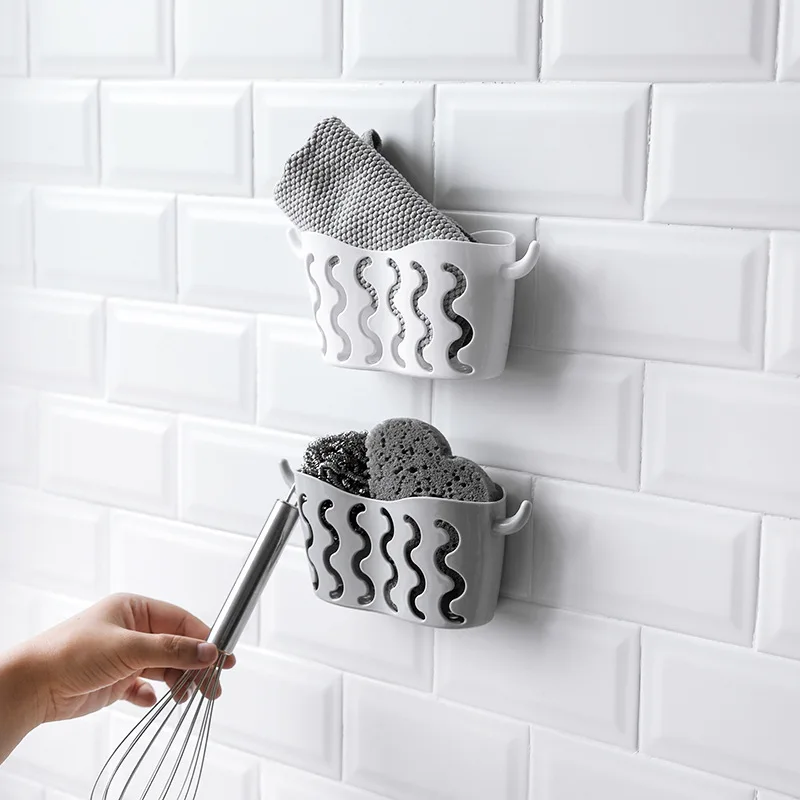 Storage Basket Kitchen bathroom free punching suction cup storage hanging basket faucet sponge drain basket Kitchen Storage Rack
Storage Basket Kitchen bathroom free punching suction cup storage hanging basket faucet sponge drain basket Kitchen Storage Rack