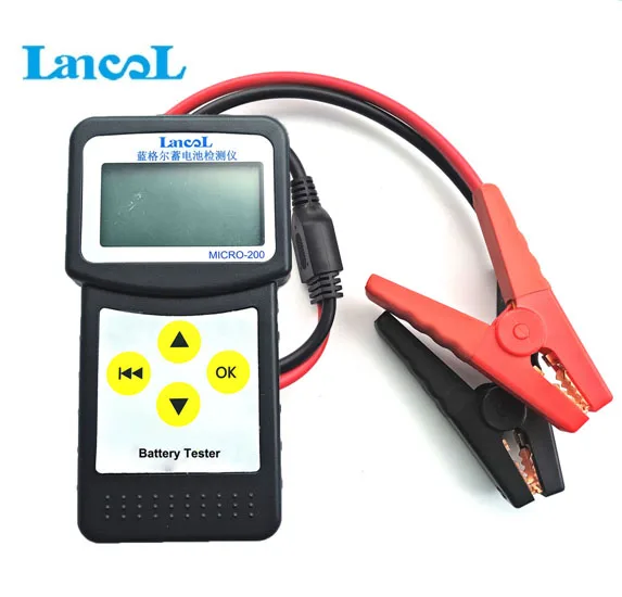 Lancol MICRO-200 12V Aumotive battery capacity tester Vehicle CCA Car Battery Tester Analyzer for Lead-acid
Lancol MICRO-200 12V Aumotive battery capacity tester Vehicle CCA Car Battery Tester Analyzer for Lead-acid