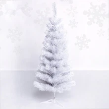 Белая искусственная Рождественская мини елка 90 см серебряные