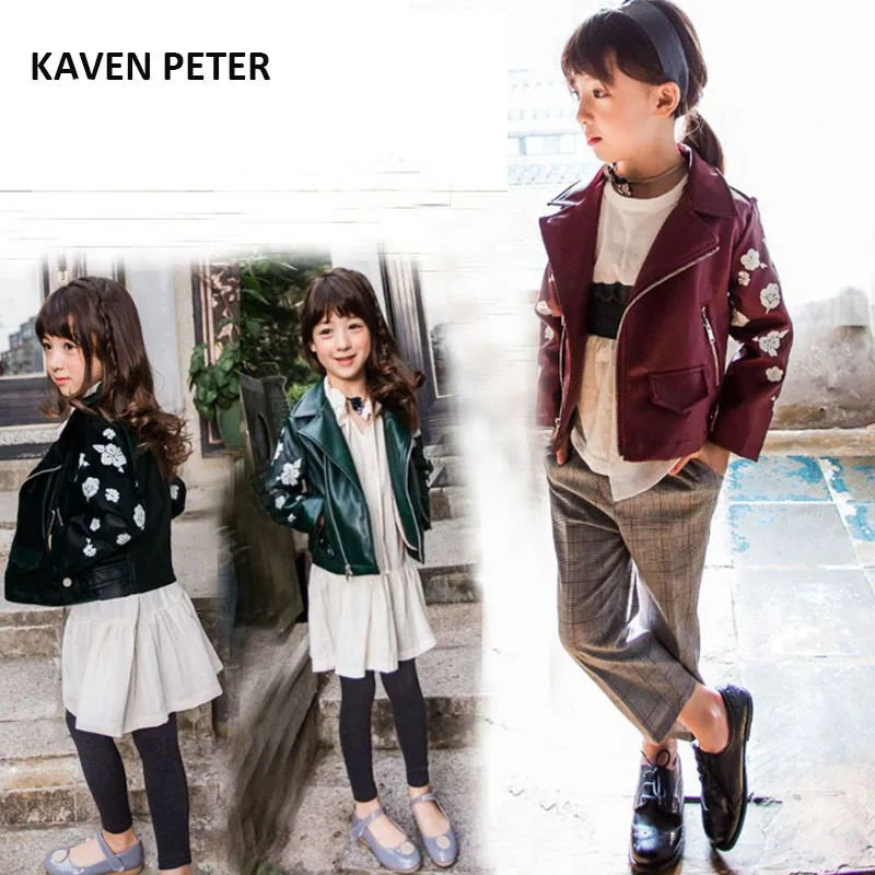 leather jacket fashion kids faux leather jacket children green wine red pu leather jacket boys girls flower print coat zipper
leather jacket fashion kids faux leather jacket children green wine red pu leather jacket boys girls flower print coat zipper