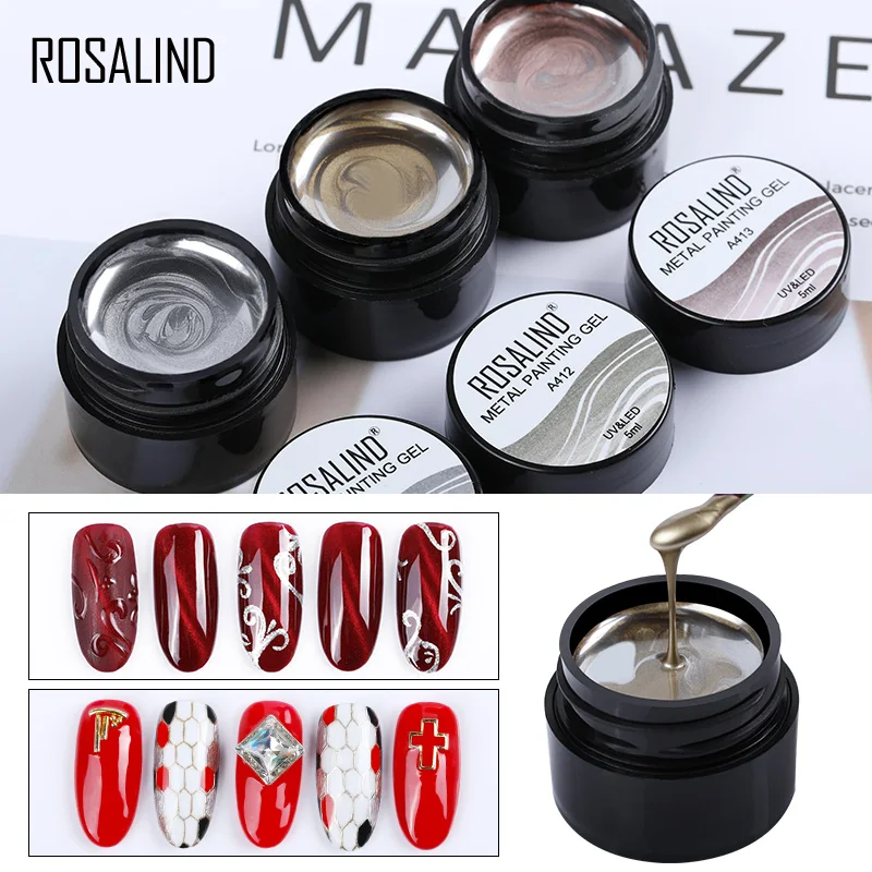 ROSALIND Gel Nail Polish Nail Art Base For Manicure 5ml 3 Colors Primer Set Metal Painting Hybrid Varnishes Soak off UV Gellak
ROSALIND Gel Nail Polish Nail Art Base For Manicure 5ml 3 Colors Primer Set Metal Painting Hybrid Varnishes Soak off UV Gellak