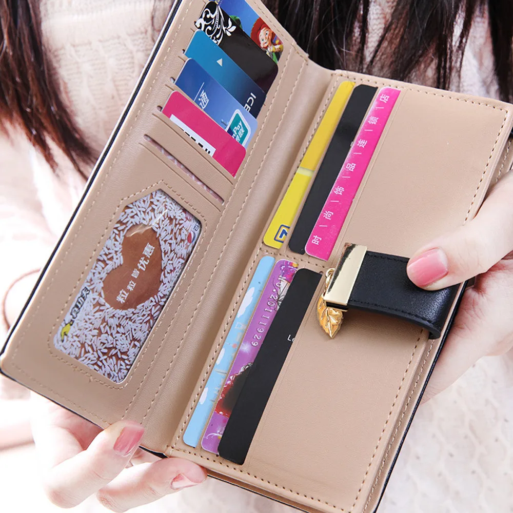 Women Wallet PU Leather Purse Female Long Wallet Gold Hollow Leaves Pouch Handbag For Women Coin Purse Card Holders Clutch
Women Wallet PU Leather Purse Female Long Wallet Gold Hollow Leaves Pouch Handbag For Women Coin Purse Card Holders Clutch