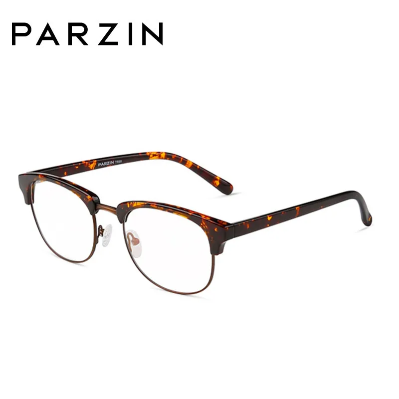 

PARZIN TR 90 оправа для очков Мужские квадратные очки для близорукости по рецепту новые очки Browline 5067