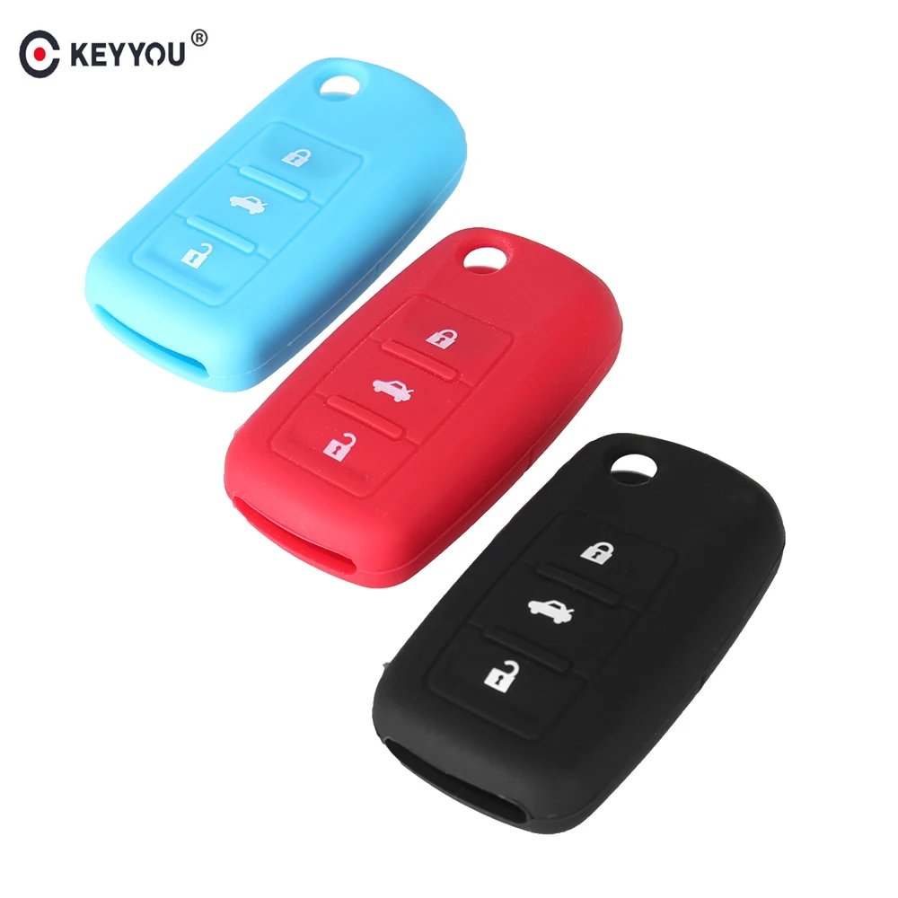 KEYYOU Hot Silicone Key Case Fob 3 Buttons For VW Volkswagen Golf Jetta Polo Beetle Passat Rabbit MK4 MK5 5 R32 Car Key Cover
KEYYOU Hot Silicone Key Case Fob 3 Buttons For VW Volkswagen Golf Jetta Polo Beetle Passat Rabbit MK4 MK5 5 R32 Car Key Cover