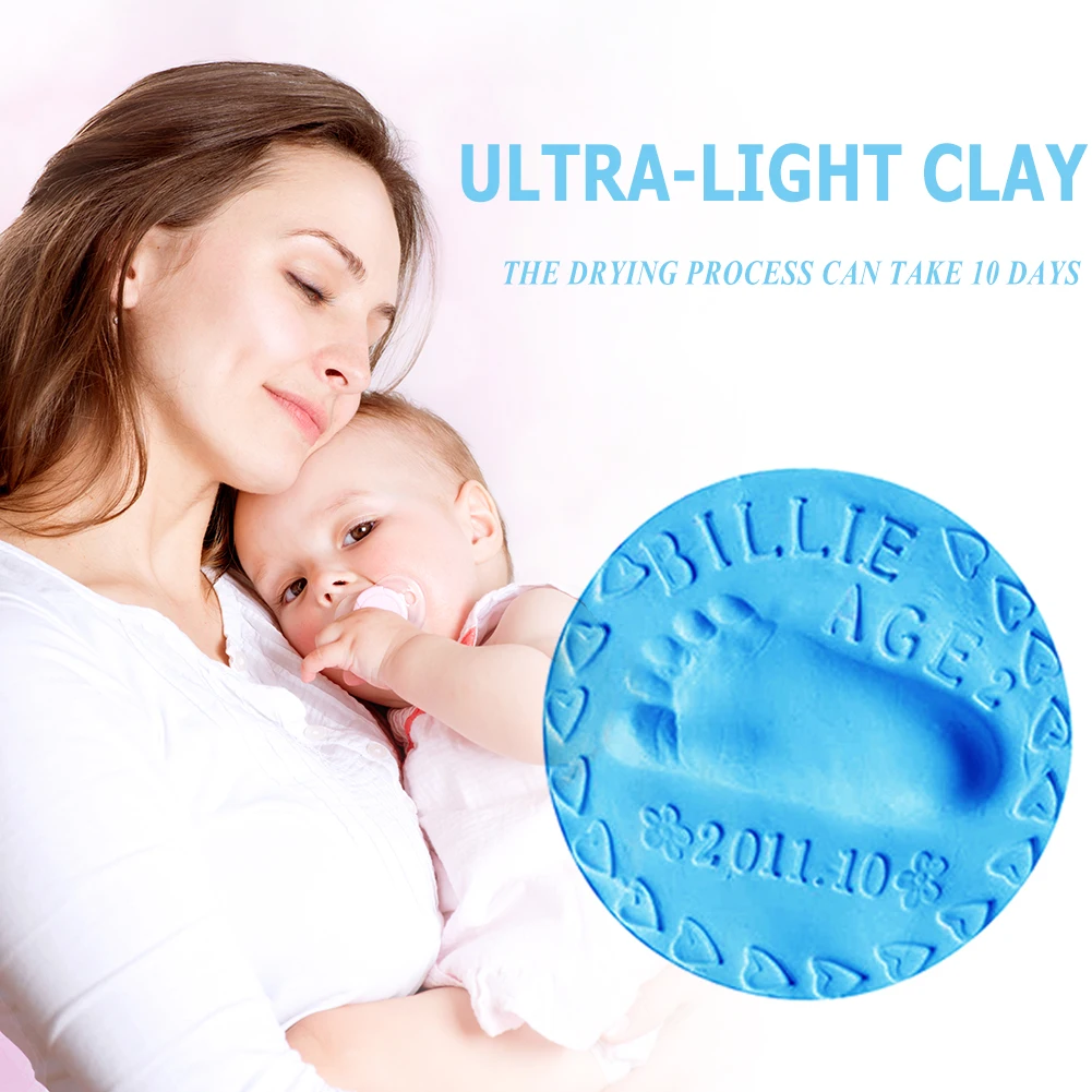 Baby Care Air Hand Foot Inkpad Drying Soft Clay Baby Handprint Footprint Imprint Casting Parent-child Hand Inkpad Fingerprint
Baby Care Air Hand Foot Inkpad Drying Soft Clay Baby Handprint Footprint Imprint Casting Parent-child Hand Inkpad Fingerprint