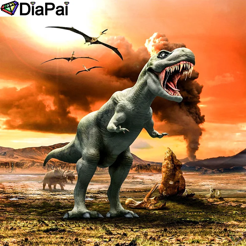 DiaPai 5D DIY Diamond Painting 100% Full Square/Round Drill "Animal dinosaur" Diamond Embroidery Cross Stitch 3D Decor A21518
DiaPai 5D DIY Diamond Painting 100% Full Square/Round Drill "Animal dinosaur" Diamond Embroidery Cross Stitch 3D Decor A21518