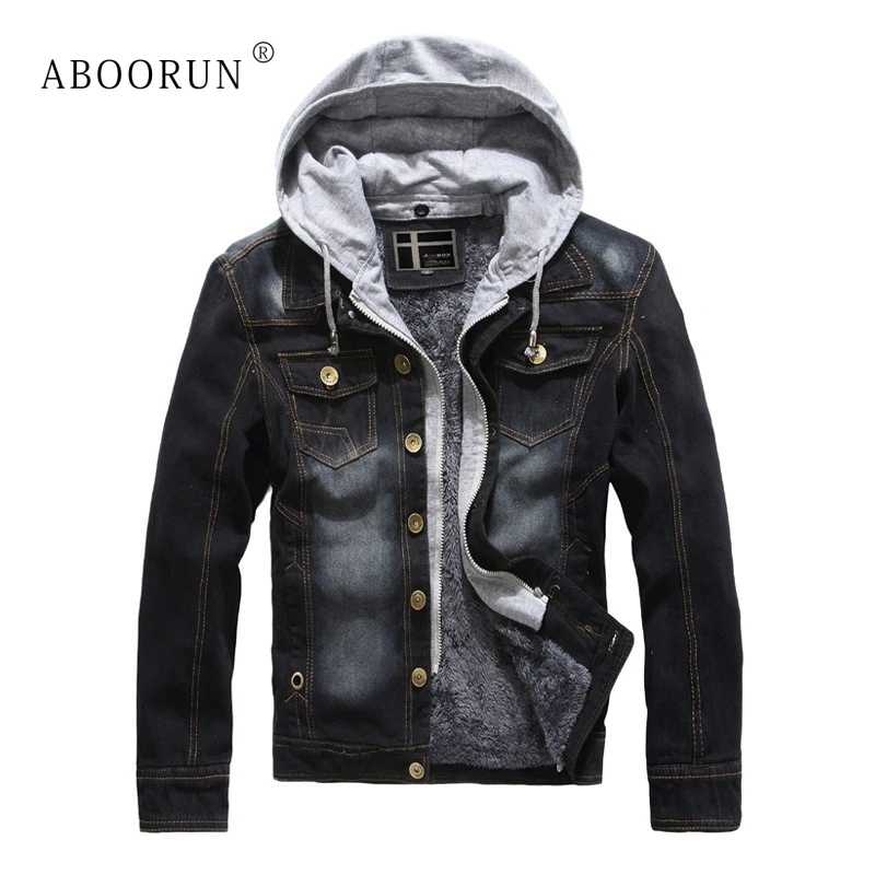 Модная мужская зимняя джинсовая куртка ABOORUN, толстые флисовые джинсовые куртки с капюшоном, мужское Брендовое теплое пальто, парка YC1290
Модная мужская зимняя джинсовая куртка ABOORUN, толстые флисовые джинсовые куртки с капюшоном, мужское Брендовое теплое пальто, парка YC1290