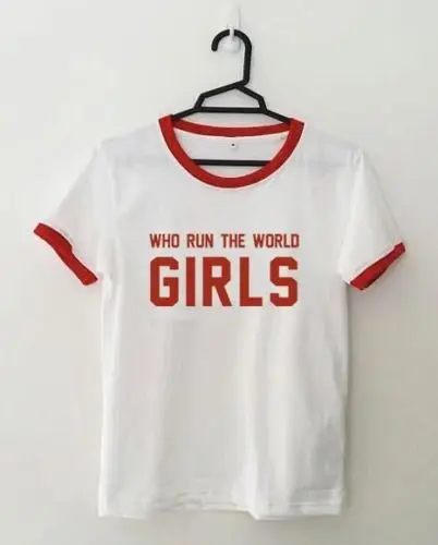 New arrival "WHO R*N THE WORLD GIRLS " female T shirt summer casual tops tshirt high quality tees t shirt free shipping
New arrival "WHO R*N THE WORLD GIRLS " female T shirt summer casual tops tshirt high quality tees t shirt free shipping