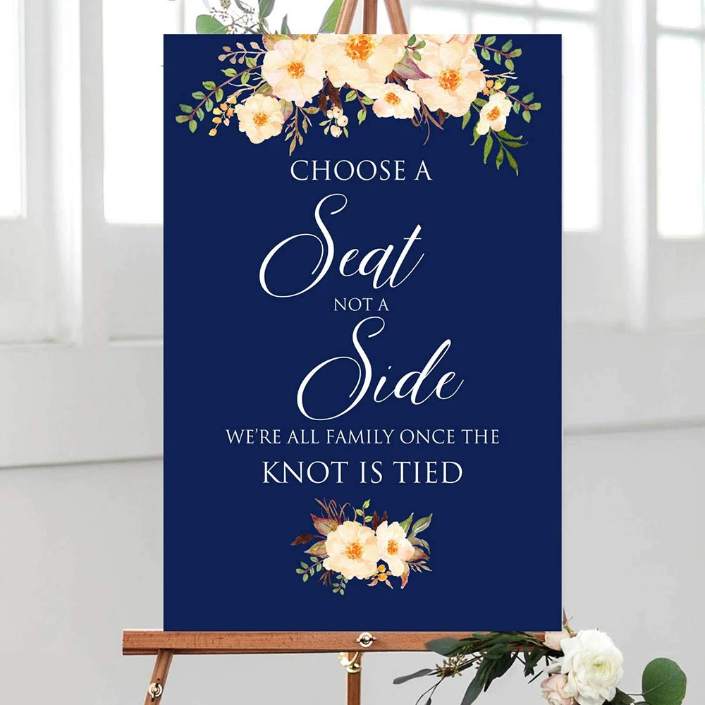 Welcome Wedding Sign,Wood Plaque Choose a Seat not a Side Sign Pick a Seat Ceremony Sign Navy and Peach Wedding Sign Printable
Welcome Wedding Sign,Wood Plaque Choose a Seat not a Side Sign Pick a Seat Ceremony Sign Navy and Peach Wedding Sign Printable