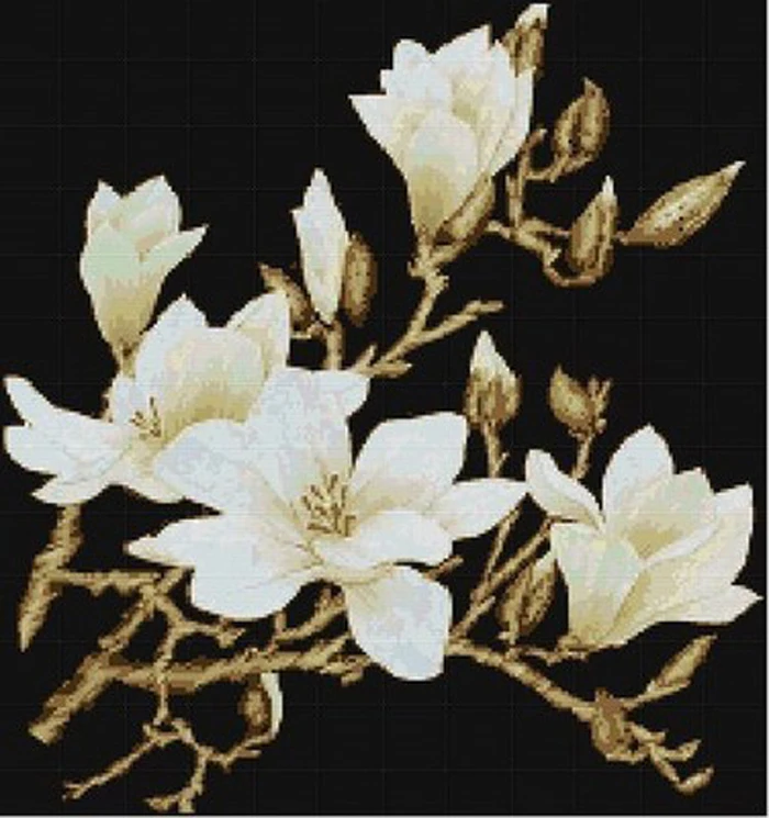 Needlework 11CT 14CT Cross Stitch, DIY Count Cross Stitch, Embroidery Set,Magnolia
Needlework 11CT 14CT Cross Stitch, DIY Count Cross Stitch, Embroidery Set,Magnolia