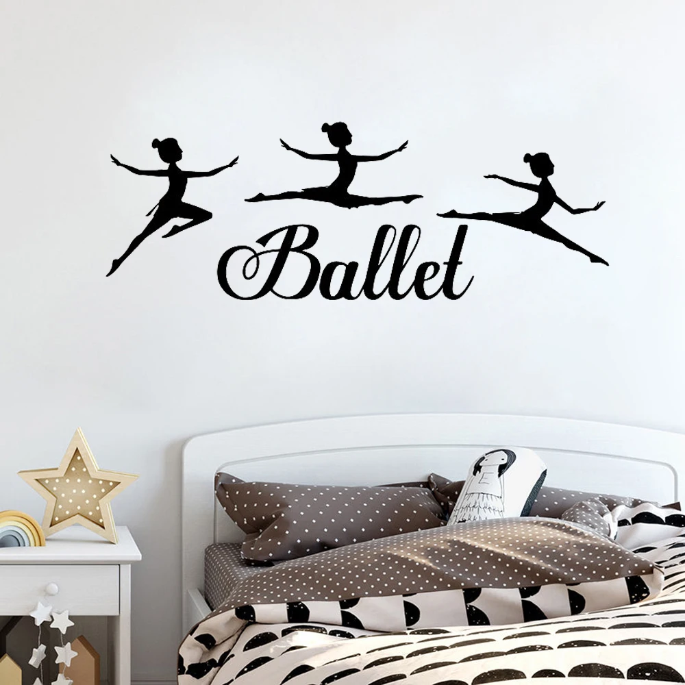 Ballet Dancing Girls Silhouette Wall Decal Bedroom for Kids Rooms Dance Room Decor Stickers Girl Gifts Ballerina Art Mural D637
Ballet Dancing Girls Silhouette Wall Decal Bedroom for Kids Rooms Dance Room Decor Stickers Girl Gifts Ballerina Art Mural D637