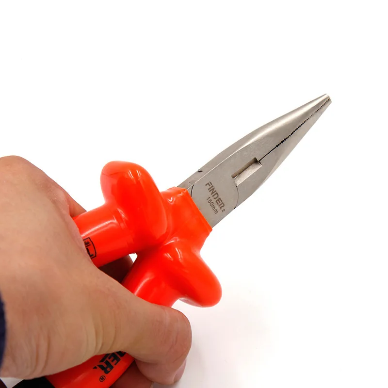 6"/8" Insulated Long Nose Pliers Crimping Tool High Pressure Resistance Wire Stripper Multi Tools Insulating Wire Clipper
6"/8" Insulated Long Nose Pliers Crimping Tool High Pressure Resistance Wire Stripper Multi Tools Insulating Wire Clipper