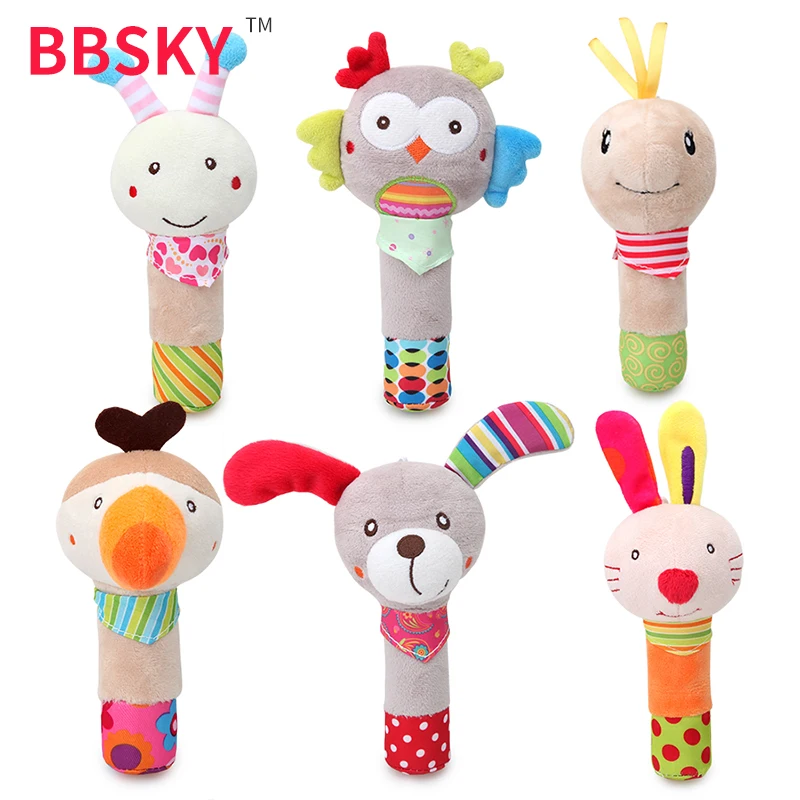 Baby hand rattle stick with gutta-percha Giraffe Animal Plush Toys Baby Stroller Toys baby bed hanging toys
Baby hand rattle stick with gutta-percha Giraffe Animal Plush Toys Baby Stroller Toys baby bed hanging toys