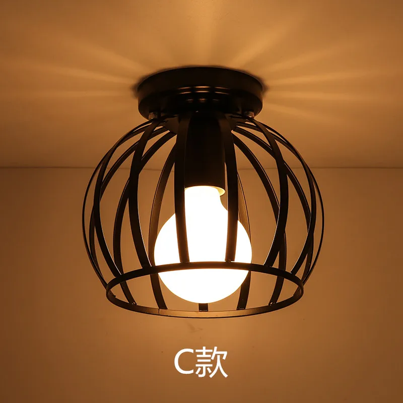 European retro loft iron metal ceiling light hallway cozy Creative lamp bar corridor
European retro loft iron metal ceiling light hallway cozy Creative lamp bar corridor