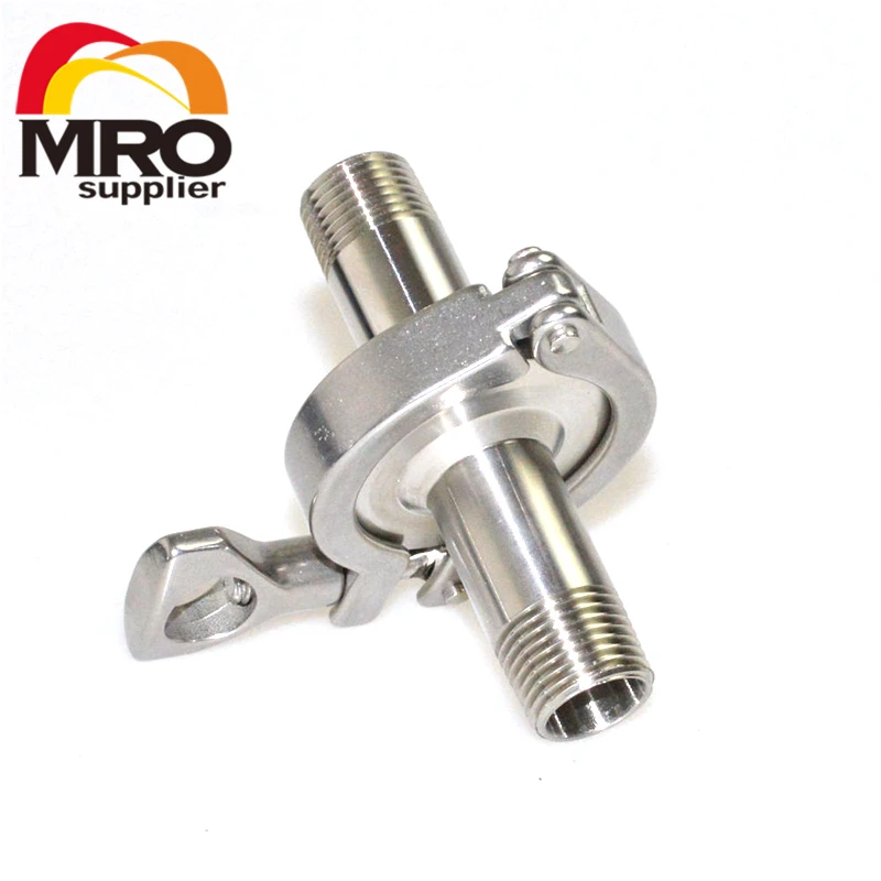 1/2" DN15 Sanitary Ferrule Male Threaded Pipe Fittings +Tri Clamp+Gasket Stainless Steel SS304 SS061
1/2" DN15 Sanitary Ferrule Male Threaded Pipe Fittings +Tri Clamp+Gasket Stainless Steel SS304 SS061