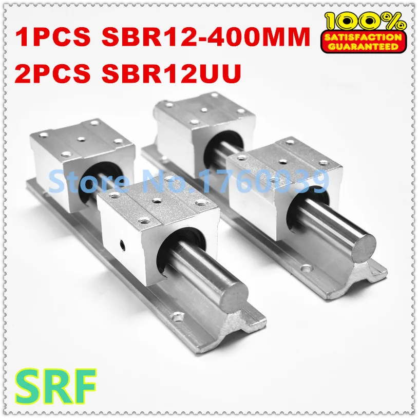 2pcs 12mm linear rail SBR12-L400mm Linear shaft rail support+ 4pcs SBR12UU bearing block for cnc
2pcs 12mm linear rail SBR12-L400mm Linear shaft rail support+ 4pcs SBR12UU bearing block for cnc