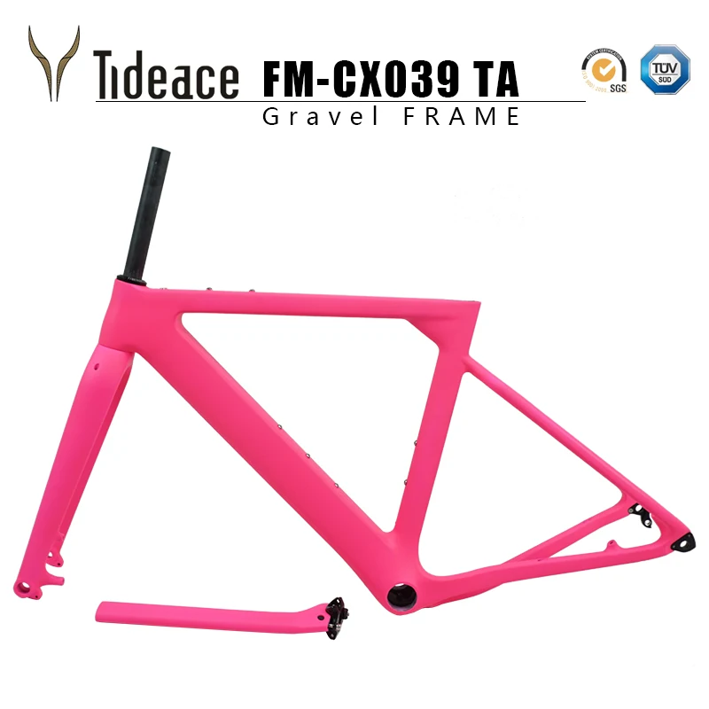 Tideace Post mount Aero gravel Bicycle Frame S/M/L Disc Bike Carbon Gravel frame QR or thru axle
Tideace Post mount Aero gravel Bicycle Frame S/M/L Disc Bike Carbon Gravel frame QR or thru axle