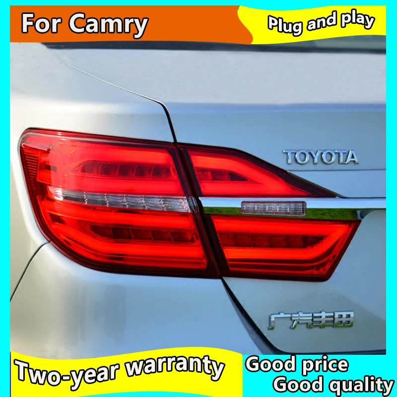 Car styling LED Taillight For Toyota Camry 2015 2016 2017 Rear Fog Lamp + Brake Light + Reverse Light + Dynamic Turn Signal
Car styling LED Taillight For Toyota Camry 2015 2016 2017 Rear Fog Lamp + Brake Light + Reverse Light + Dynamic Turn Signal