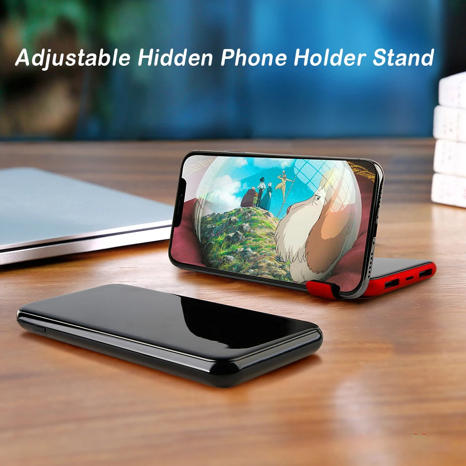 Baseus Power Bank 8000mAh Qi Wireless Charger Power Bank Dual USB Charging Phone Stand Portable External Battery Charger Phone
Baseus Power Bank 8000mAh Qi Wireless Charger Power Bank Dual USB Charging Phone Stand Portable External Battery Charger Phone