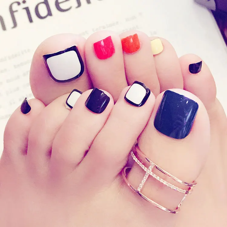 New toenail 24PCS Nail art products The patch package edge fashion toenails(Contains no glue)
New toenail 24PCS Nail art products The patch package edge fashion toenails(Contains no glue)