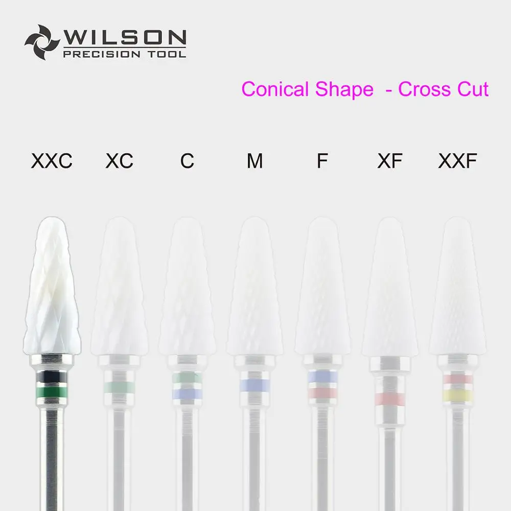 Conical Shape - 6.0mm Cross Cut White Zirconia Ceramic Burrs WILSON PRECISION TOOL | Красота и здоровье