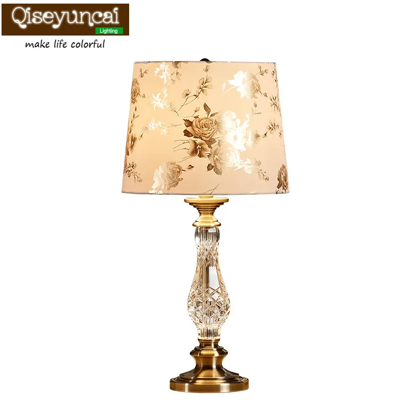 Qiseyuncai European modern minimalist warm living room crystal lamp wedding creative luxury bedroom bedside decorative lamp
Qiseyuncai European modern minimalist warm living room crystal lamp wedding creative luxury bedroom bedside decorative lamp